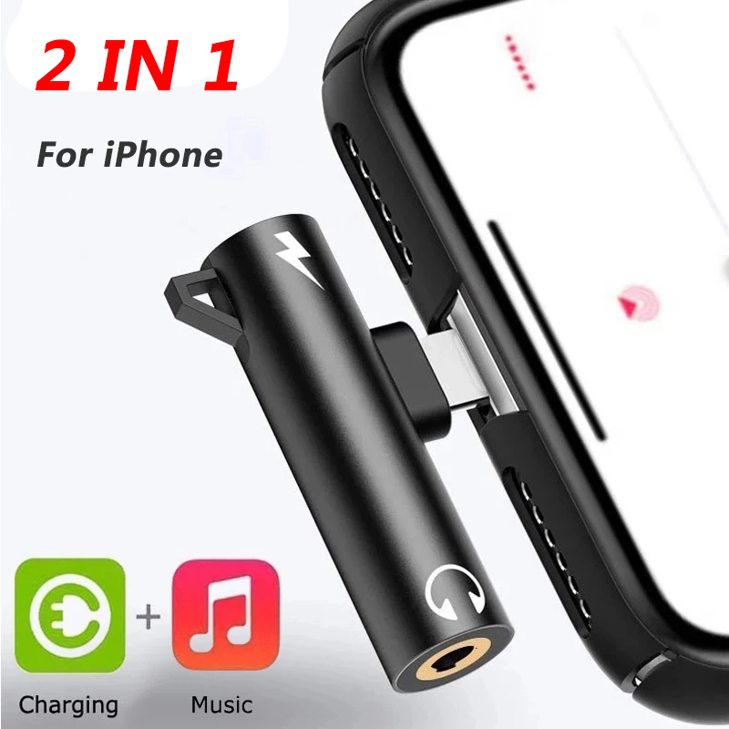 Earphone Splitter Jack - Pemisah adaptor 2 in 1, untuk