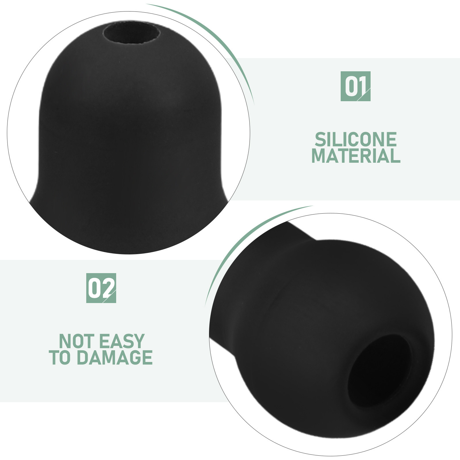 6 buah ujung telinga stetoskop - Silicone Ear Tip Replacement ulasan dan harga