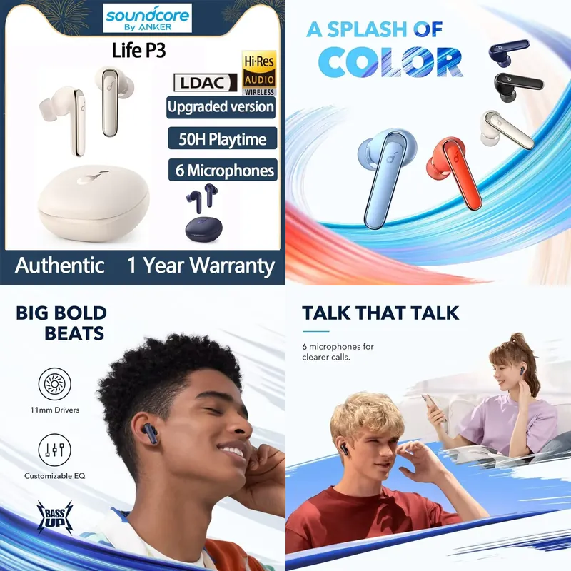 Earbud Brand For by Anker Life - Wireless Earbuds Tws ulasan dan harga