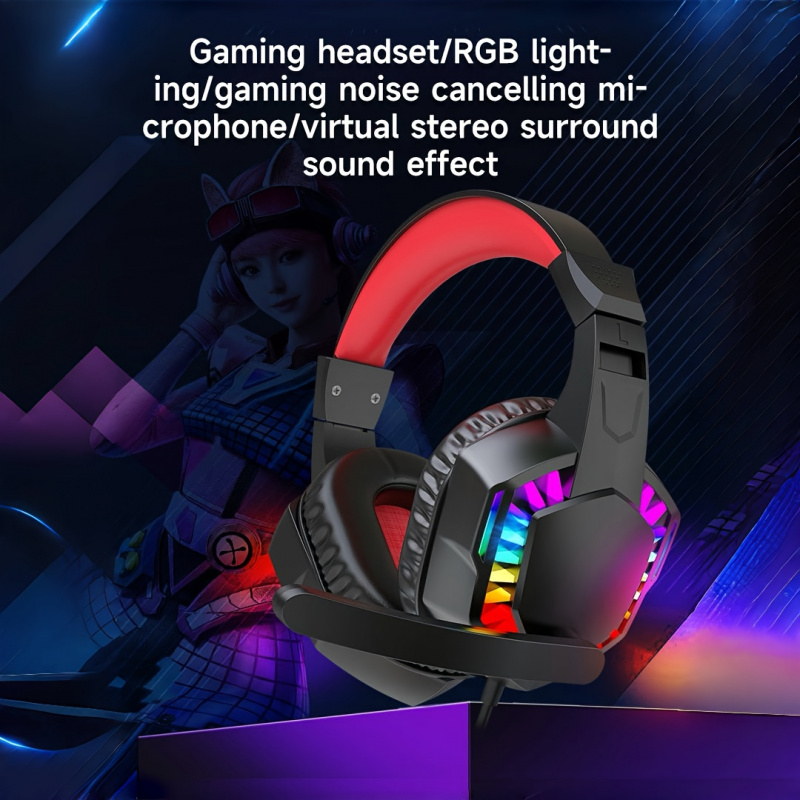 A66, Headphone berkabel, headp - Gaming Headset Rgb ulasan dan harga