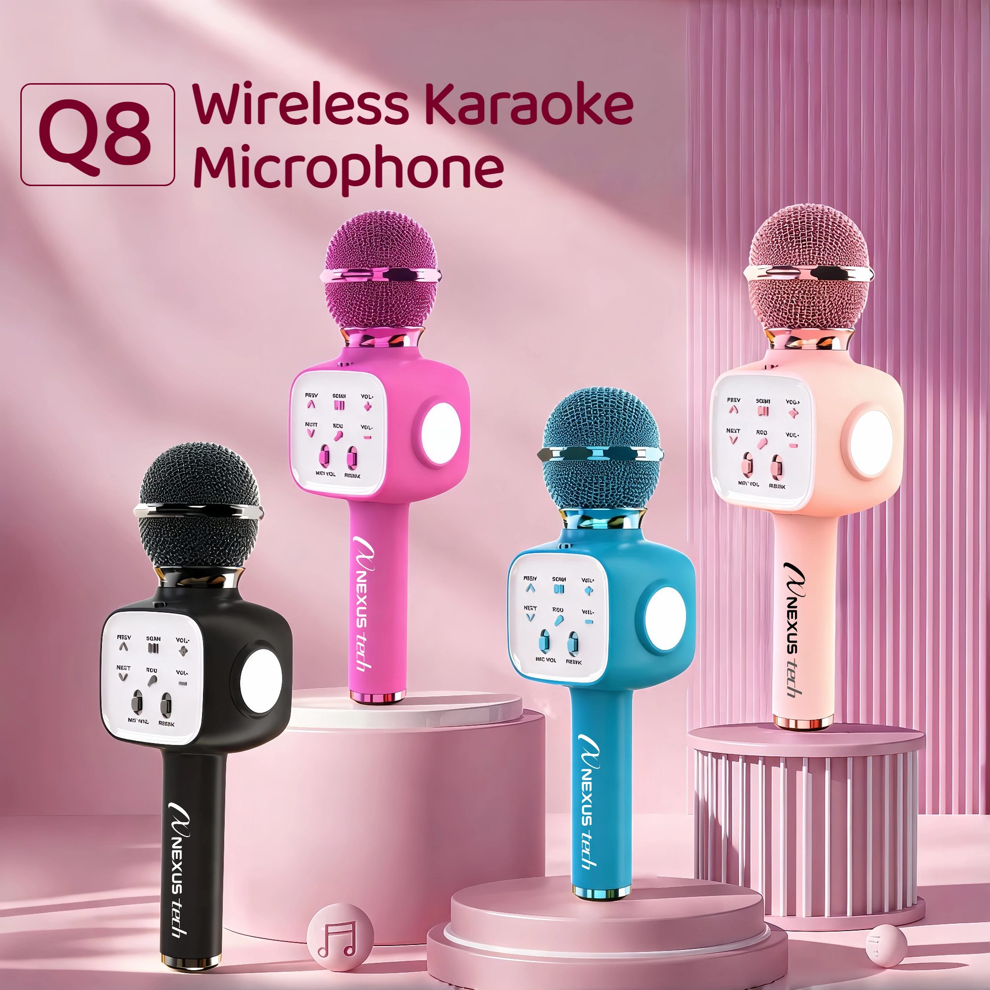 Mikrofon Karaoke Bluetooth 5.2 - Shure Mic Sm58 ulasan dan harga
